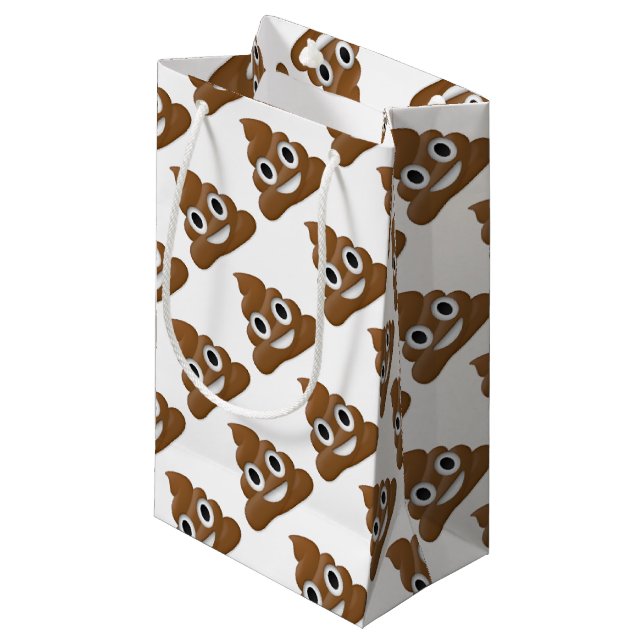 Petit Sac Cadeau Dunette-emoji hilare d'amusement - conception de (Devant Angle)