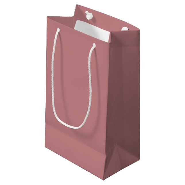 Petit Sac Cadeau Dusty Rose (Devant Angle)