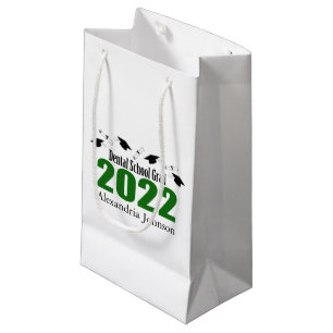 Petit Sac Cadeau École dentaire Grad 2022 Graduation (Vert)