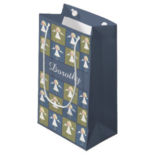 Petit Sac Cadeau Emballage cadeau nommé personnalisé par anges