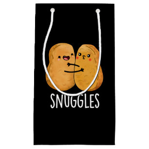 Petit Sac Cadeau Épingles Funny Nugget Couple Pun Dark BG