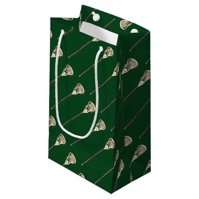 Petit Sac Cadeau Équipe de crosse Green (Devant Angle)