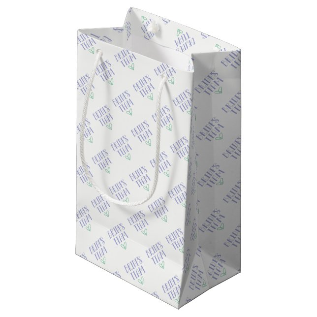 Petit Sac Cadeau Équipe de mariée (Devant Angle)