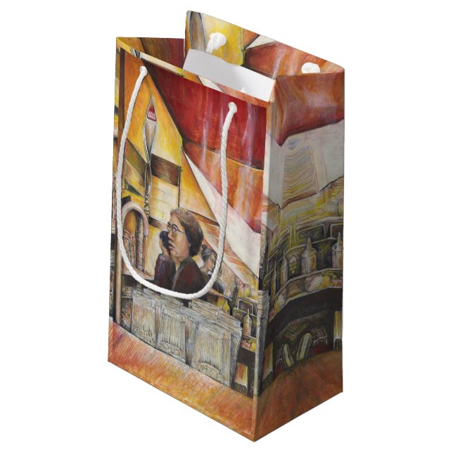 Petit Sac Cadeau Équivalent lumineux des émotions passionnées (Dos Angle)