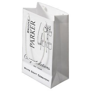 Petit Sac Cadeau Félicitations personnalisées Cérémonie de blouse b