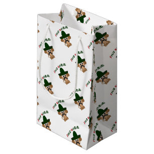Petit Sac Cadeau Feliz Navidad Monkey