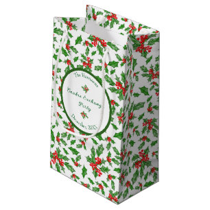 Petit Sac Cadeau Fête de biscuits de Noël modifiable Joyeux Noël