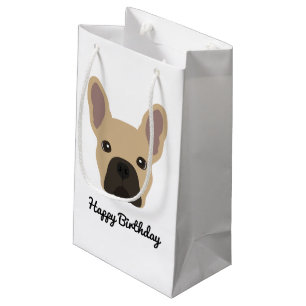 Petit Sac Cadeau Fête de Chien à taureaux français