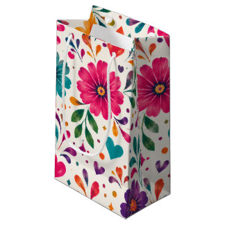 Petit Sac Cadeau Fête Florale Espagnole Anniversaire