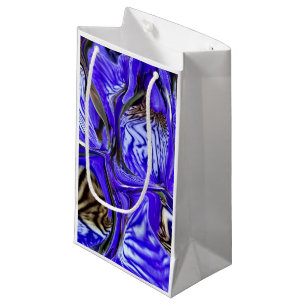 Petit Sac Cadeau Fleur Iris Violet