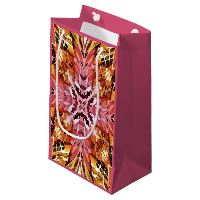 PETIT SAC CADEAU FLEUR SAUVAGE (Devant Angle)