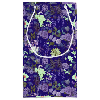 Petit Sac Cadeau Fleurs à l'atmosphère élégante et fascinante