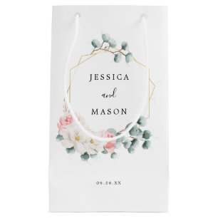 Petit Sac Cadeau Floral Greenery Hotel Mariage Gift Bag