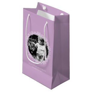 Petit Sac Cadeau Frame photo Fancy Lavender