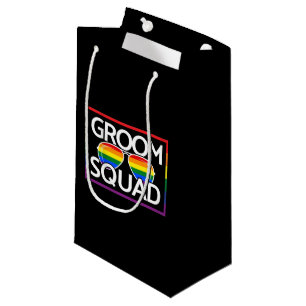 Petit Sac Cadeau GAY PRIDE de Mariage de LGBTQ, équipe de jumelages