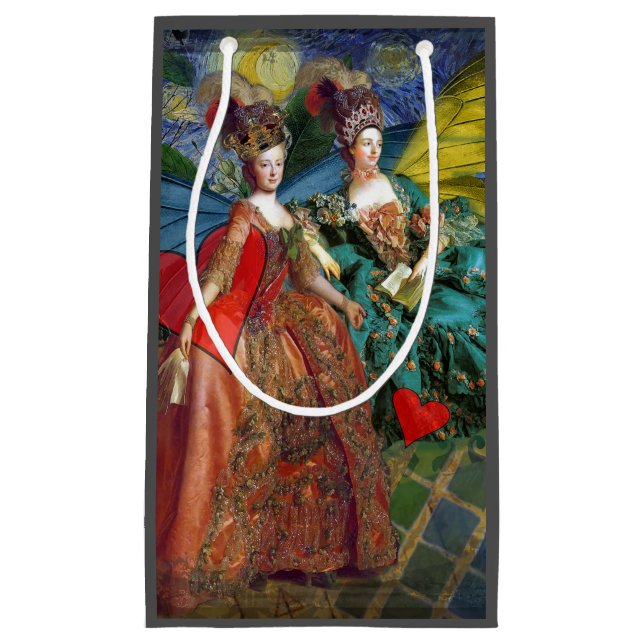 Petit Sac Cadeau Gemini gothique classique femme papillon Whimsical (Devant)