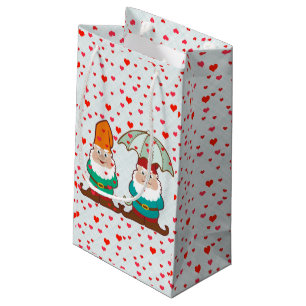 Petit Sac Cadeau Gnomes heureux et grincheux