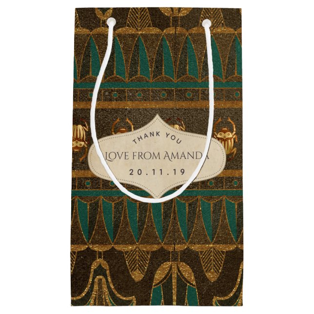 Petit Sac Cadeau Gold Foil parti (Devant)