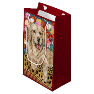 Petit Sac Cadeau Golden Boy Retriever