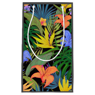 Petit Sac Cadeau Graphique de fleur d'Aloha de Hawaii tropical