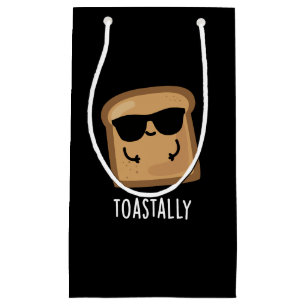 Petit Sac Cadeau Gros toast Funny Pain Pun Dark BG