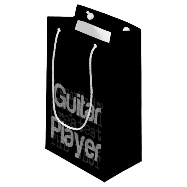 Petit Sac Cadeau Guitare Player Extraordinaire (Devant Angle)
