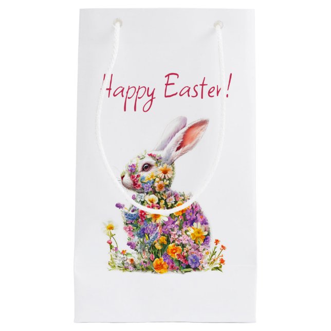Petit Sac Cadeau Happy Easter gift bag (Devant)