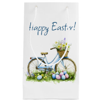 Petit Sac Cadeau Happy Easter Watercolor Gift Bag