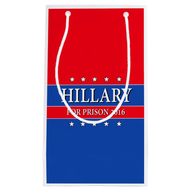 PETIT SAC CADEAU "HILLARY POUR LA PRISON 2016 " (Devant)
