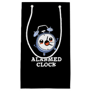 Petit Sac Cadeau Horloge Alarmée Funky Alarme Horloge Pun Dark BG
