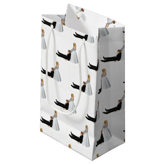 Petit Sac Cadeau humour mariage (Devant Angle)