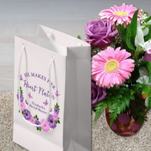 Petit Sac Cadeau Il Fait Sa Fête des mariées De Papillon Feffervesc