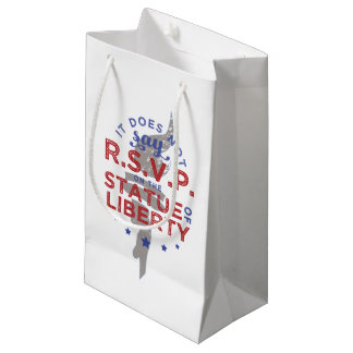 Petit Sac Cadeau Il n'est pas écrit RSVP sur la Statue de la Libert