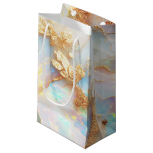 Petit Sac Cadeau Imaginaire cristal Opal Iridescente Holographique 