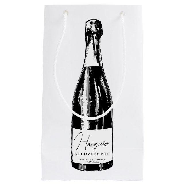 Petit Sac Cadeau Invité Mariage du kit de récupération de relais (Devant)