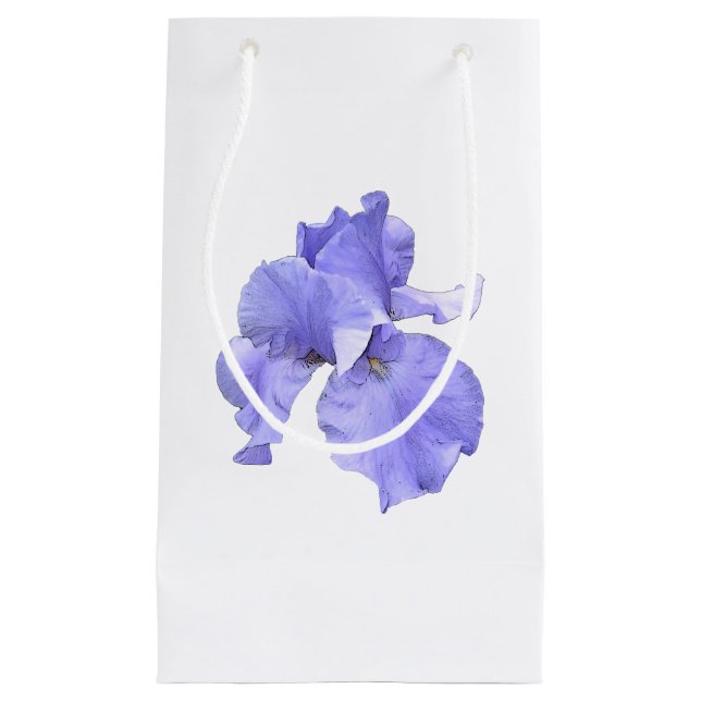 Petit Sac Cadeau Iris pourpre barbu grand (Devant)