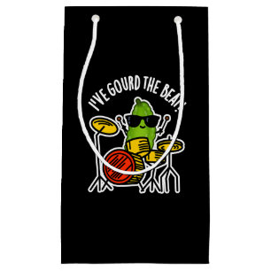 Petit Sac Cadeau J'ai Gourd The Beat Funny Drummer Pun Dark BG