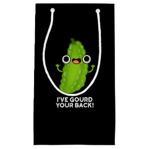 Petit Sac Cadeau J'ai Gourd Your Back Funny Veggie Pun Dark BG