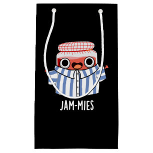 Petit Sac Cadeau Jammies Funny Pajama Jam Pun Dark BG