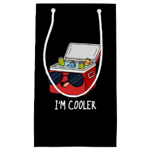 Petit Sac Cadeau Je suis Glacière Funny Ice Glacière Box Pun Dark B