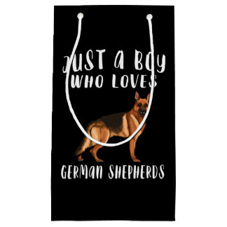 Petit Sac Cadeau Je Suis Juste Un Garçon Qui Aime Le Berger Alleman