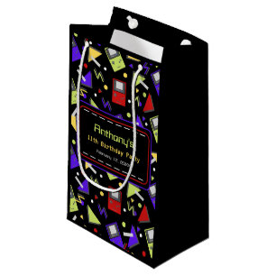 Petit Sac Cadeau Jeu Black Retro