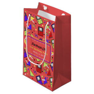 Petit Sac Cadeau Jeux Red Retro