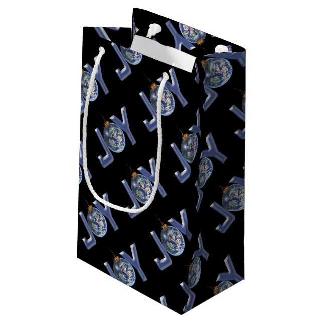 Petit Sac Cadeau Joie de Noël (Dos Angle)