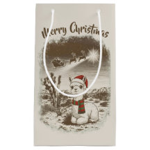 Joli Alpaca de Noël + Père Noël + Reindeer Sleigh
