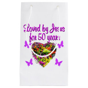PETIT SAC CADEAU JOLIE PURPLE 50E ANNIVERSAIRE CONCEPTION