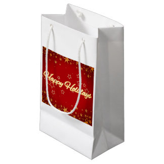 Petit Sac Cadeau Joyeuses fêtes
