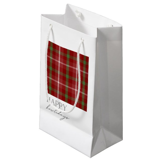 Petit Sac Cadeau Joyeux Howlidays (Devant Angle)