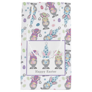 Petit Sac Cadeau Joyeux lapin de Pâques