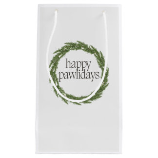 Petit Sac Cadeau Joyeux Pawlidays
